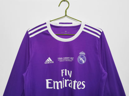Real Madrid 2016-2017 Retro Long Sleeve Away Kit