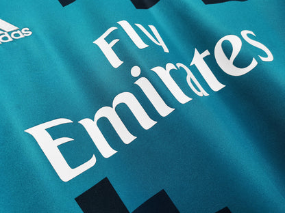 Real Madrid 2017-2018 Retro Long Sleeve Away Kit