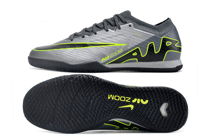 Nike Mercurial Vapor - Indoor Shoes - Fossil Gray | Jet Black | Chartreuse Green