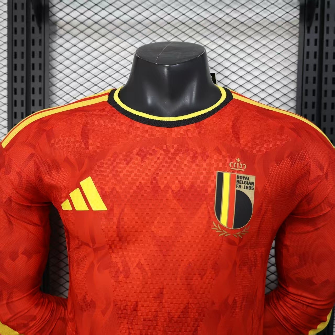 2026 Belgium Home World Cup Kit Long Sleeve Player Version