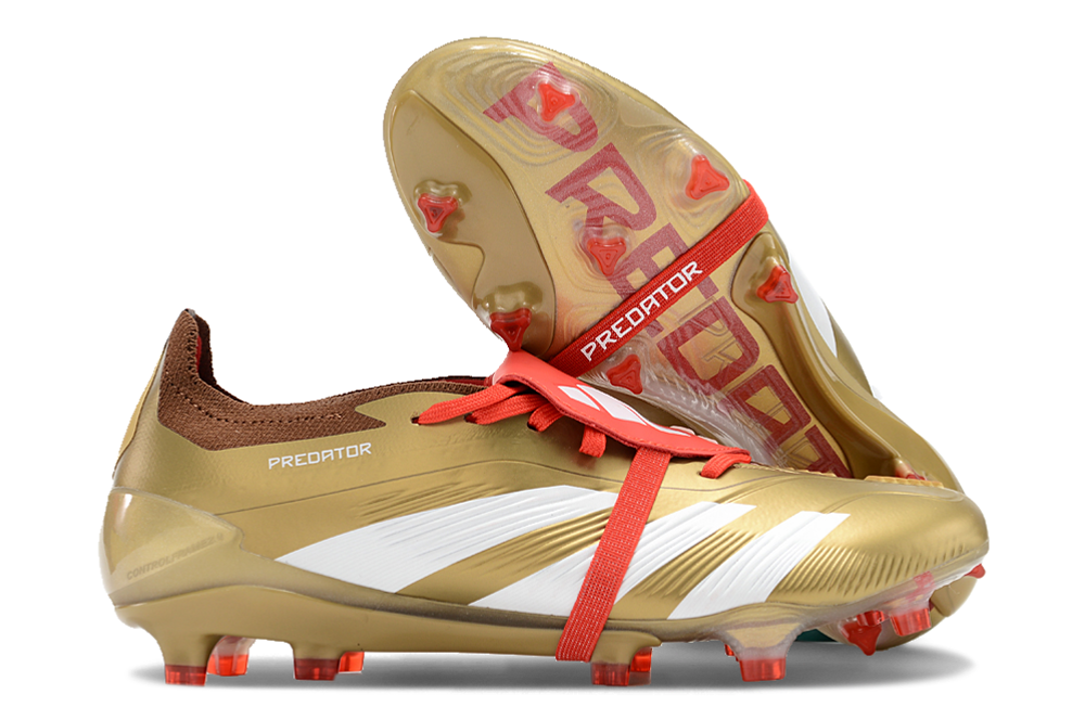 Adidas Predator Elite Shoes - Gold | Red | White