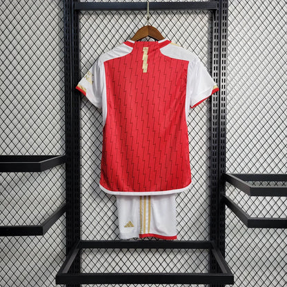 23/24 Arsenal Home Kit Kids Size