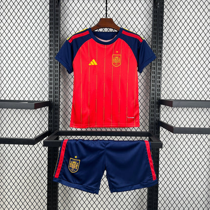 2026 Spain Home World Cup Kit Kids Size
