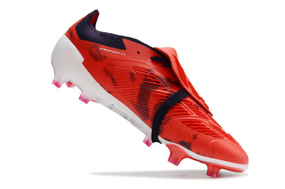 Adidas Predator Accuracy+ Shoes - White | Crimson Red
