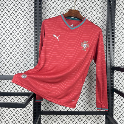2026 Portugal Home World Cup Kit Long Sleeve Fan Version