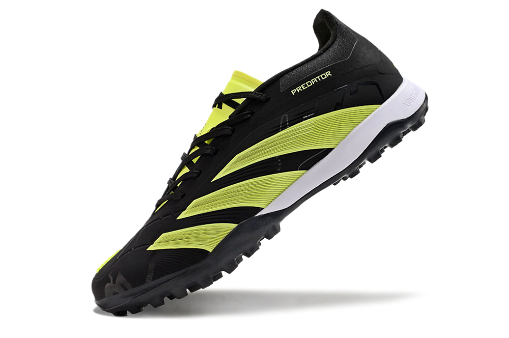 Adidas Predator 24 Elite Indoor Shoes - Spider Black | Chartreuse Green | White