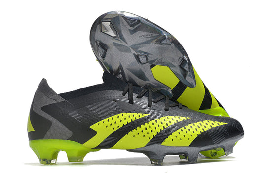 Adidas Predator Accuracy+ Shoes - Shadow Gray | Charcoal Gray | Lime Green