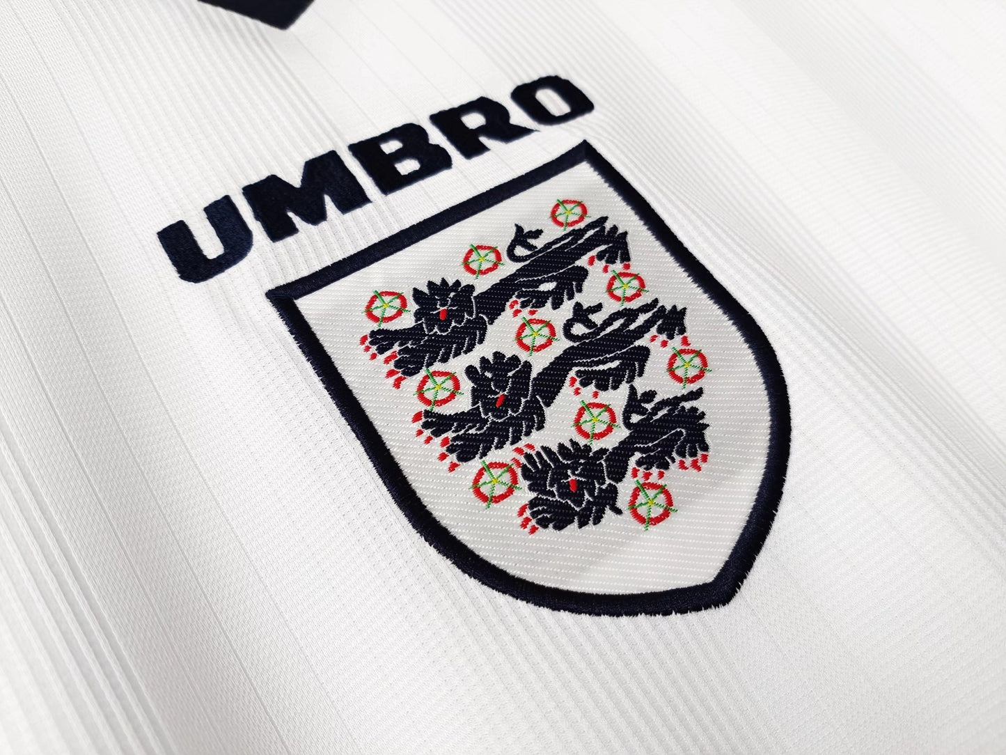 England 1996-1997 Retro Long Sleeve Home Kit