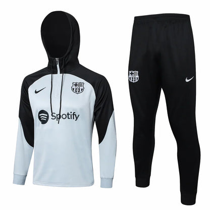 Barcelona White and Black Tracksuit