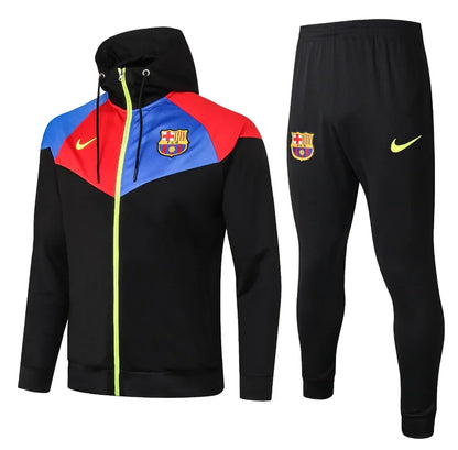 Barcelona Black and Blue x Red Tracksuit