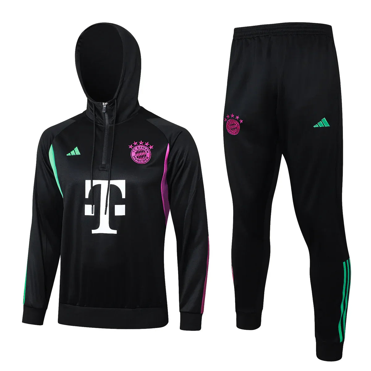Bayern Munchen Black Tracksuit