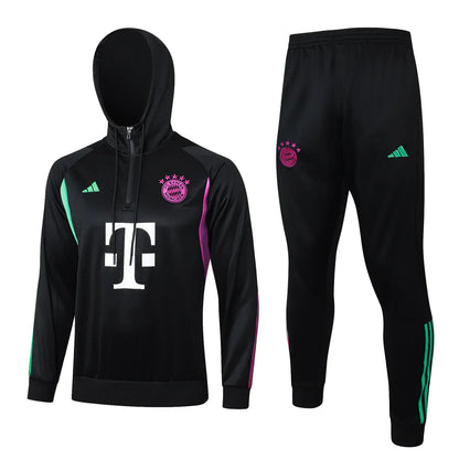 Bayern Munchen Black Tracksuit