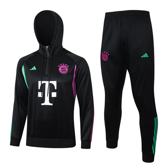 Bayern Munchen Black Tracksuit