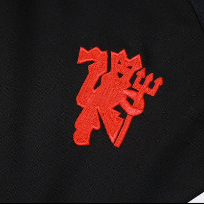 Manchester United Black and Red Tracksuit II