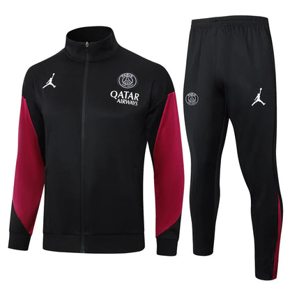 PSG Paris Saint Germain Black and Pink Tracksuit