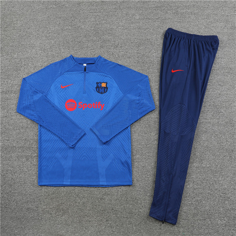 Barcelona Dark Blue and Blue Tracksuit