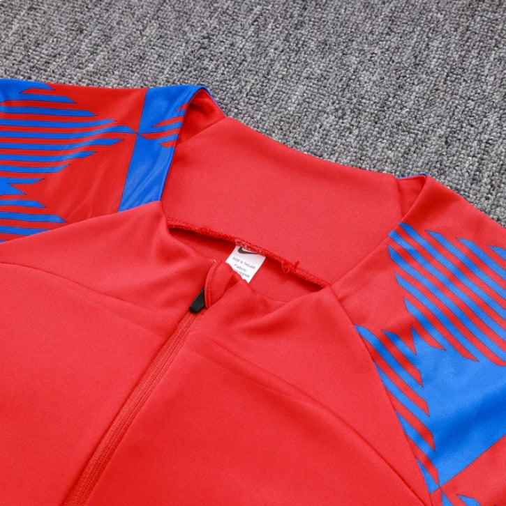Barcelona Dark Blue and Red Tracksuit