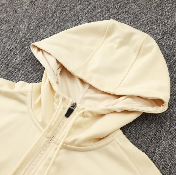 PSG Paris Saint Germain Black and Light Yellow Tracksuit