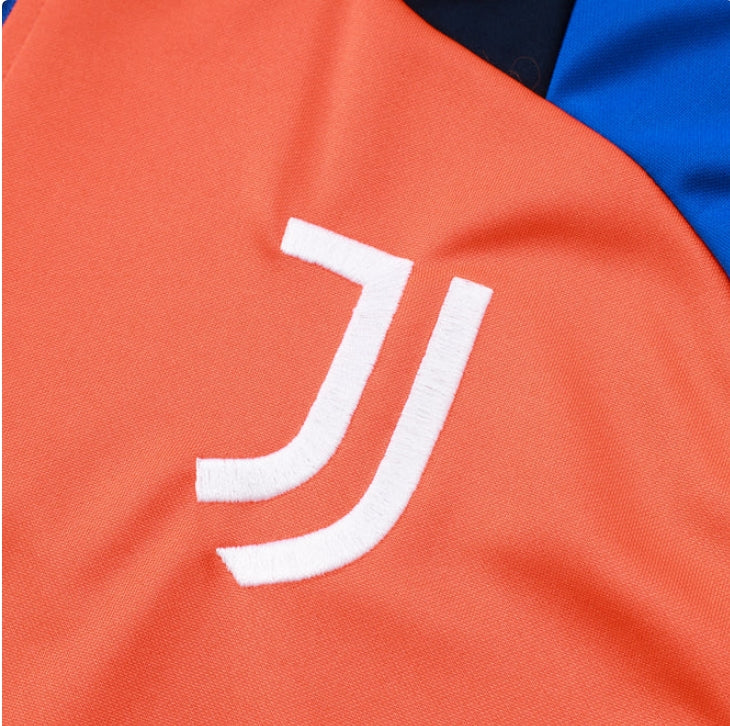 Juventus Dark Blue and Orange Tracksuit