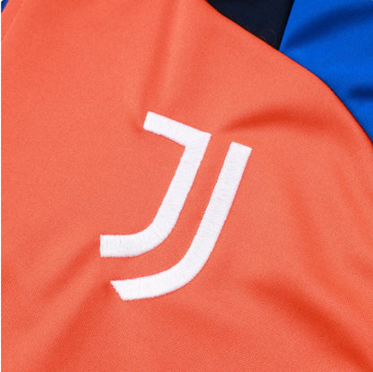Juventus Dark Blue and Orange Tracksuit