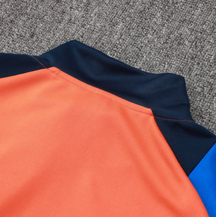 Juventus Dark Blue and Orange Tracksuit