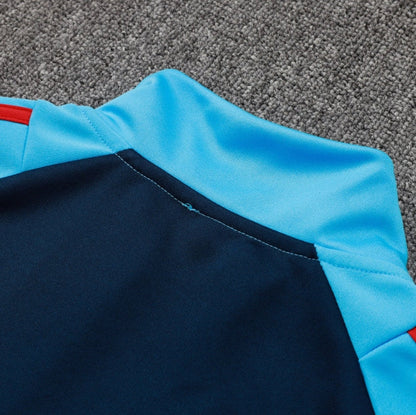 Arsenal Dark Blue and Light Blue Tracksuit