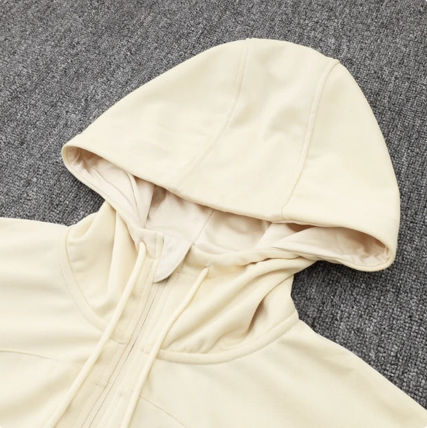 PSG Paris Saint Germain Beige and Dark Blue Tracksuit