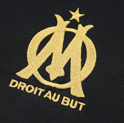 Olympique de Marseille Black and Gold Tracksuit