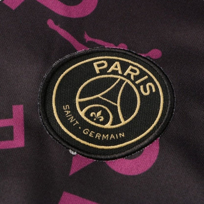 PSG Paris Saint Germain Black and Purple X Gold Tracksuit
