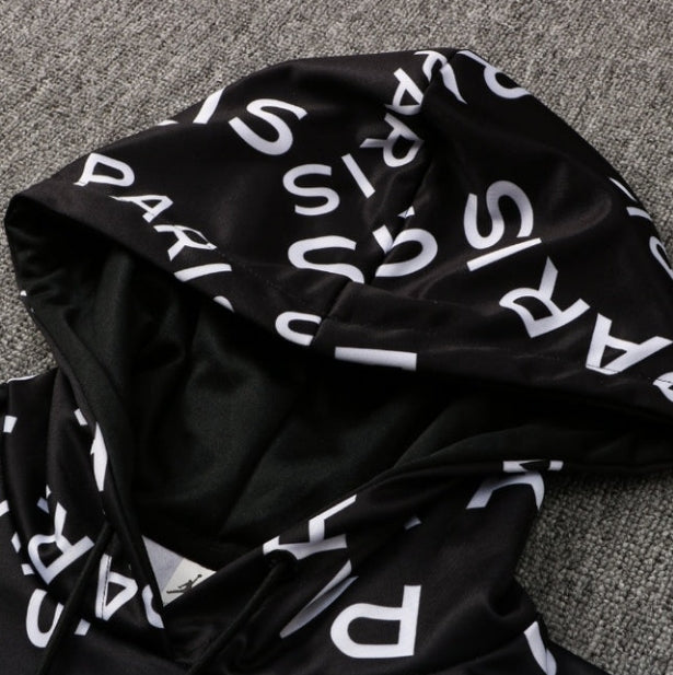 PSG Paris Saint Germain Black and Gold Tracksuit