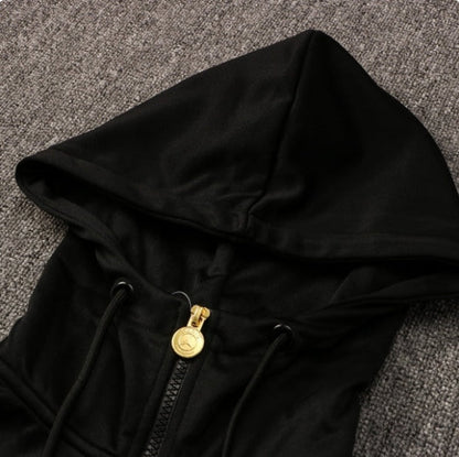 PSG Paris Saint Germain Black and Purple Tracksuit