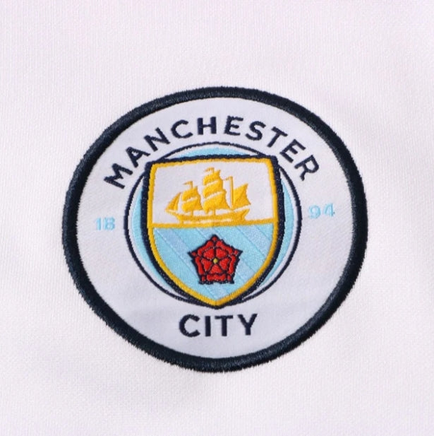 Manchester City Light Blue and White Tracksuit