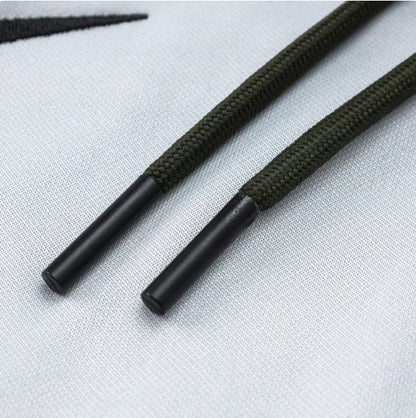 Barcelona White and Olive Green Tracksuit