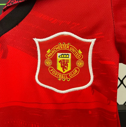 Manchester United Retro 94/96 Home   Kids Size