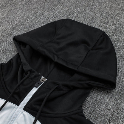 Barcelona White and Black Tracksuit