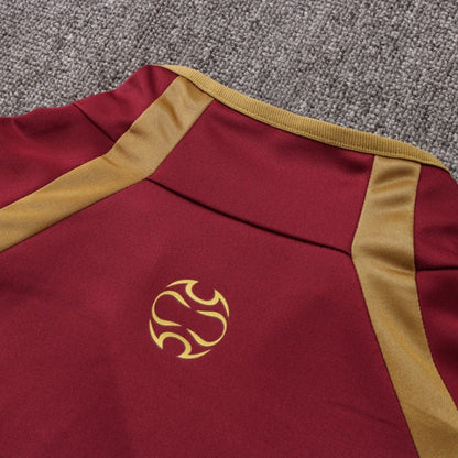 Arsenal Black and Dark Red Tracksuit