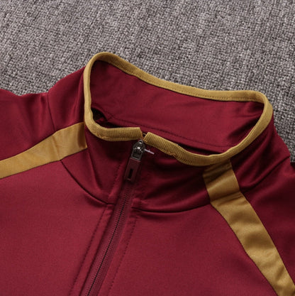 Arsenal Black and Dark Red Tracksuit