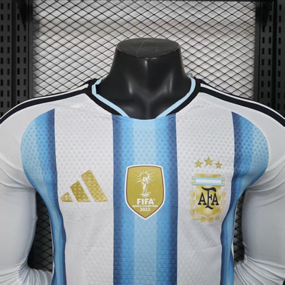 2026 Argentina Home World Cup Kit Long Sleeve Player Version