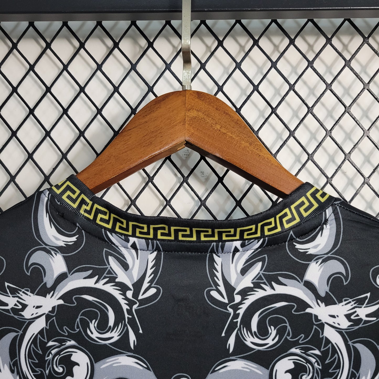 Italy "Versace" Special Black Jersey