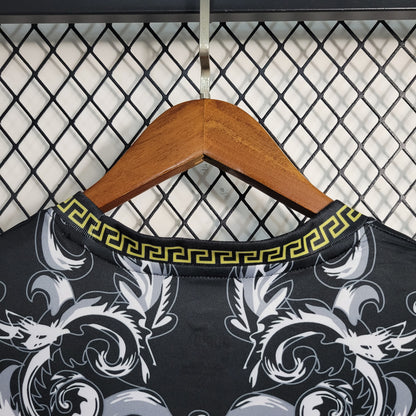 Italy "Versace" Special Black Jersey
