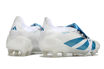 Adidas Predator Accuracy+ Shoes - White | Metallic Blue