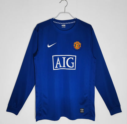 Manchester United 2008-2009 Retro Long Sleeve Away Kit