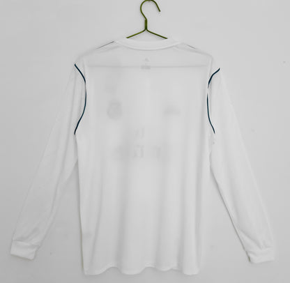 Real Madrid 2017-2018 Retro Long Sleeve Home Kit