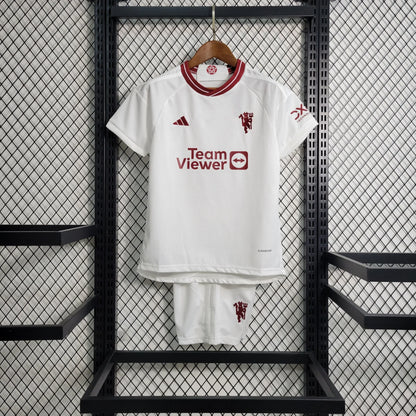 Manchester United 23/24 Third Away   Kids Size