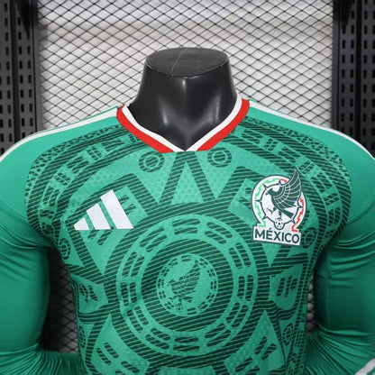 2026 Mexico Home World Cup Kit Long Sleeve Player Version
