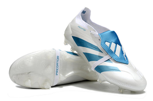 Adidas Predator Accuracy+ Shoes - White | Metallic Blue