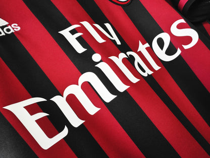 AC Milan 2017-2018 Home Jersey