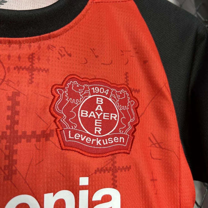 24/25 Leverkusen Home Kit Kids Size