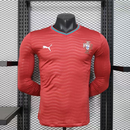 2026 Portugal Home World Cup Kit Long Sleeve Player Version