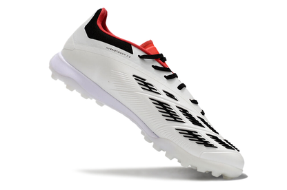 Adidas Predator 24 Elite Indoor Shoes - White | Midnight Black | Crimson Red